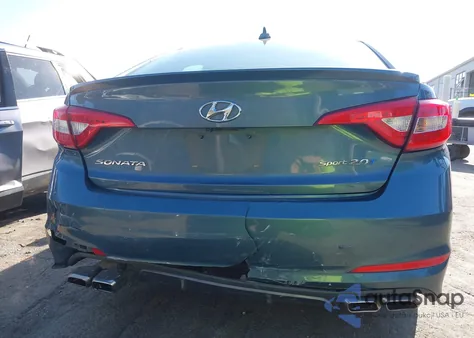 2015 Hyundai Sonata Sport 2.0T from USA, damaged, VIN 5NPE34AB7FH091512